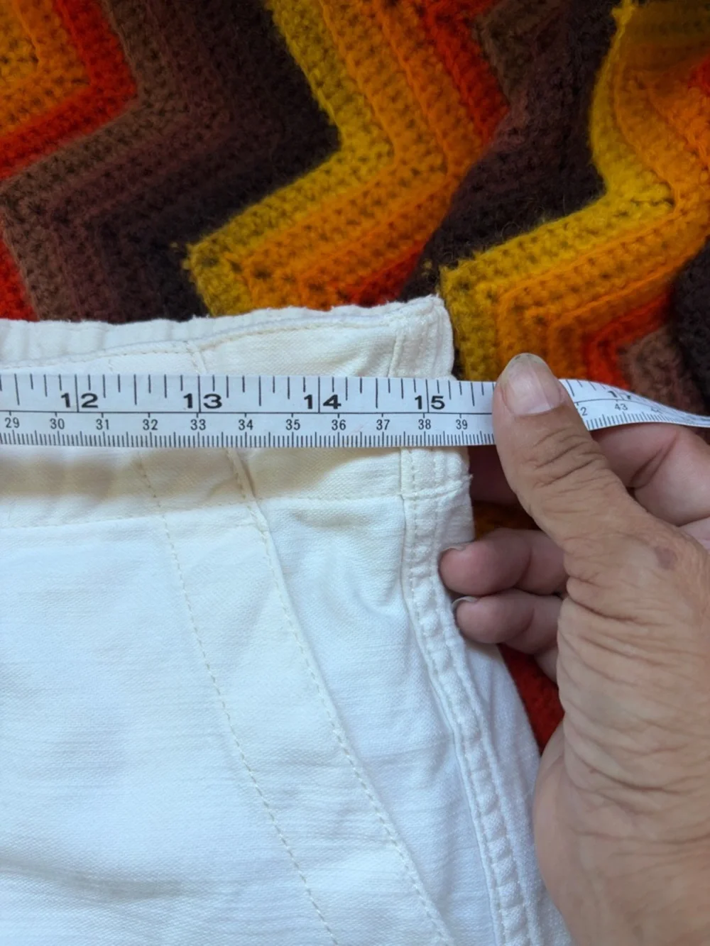 J Crew Tie-waist camp pant sz S, Cream